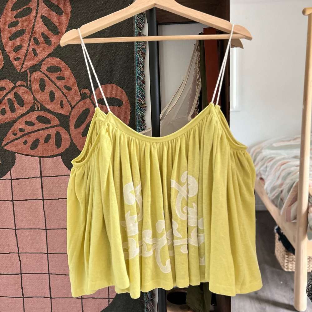 Over sized never worn free people summer top